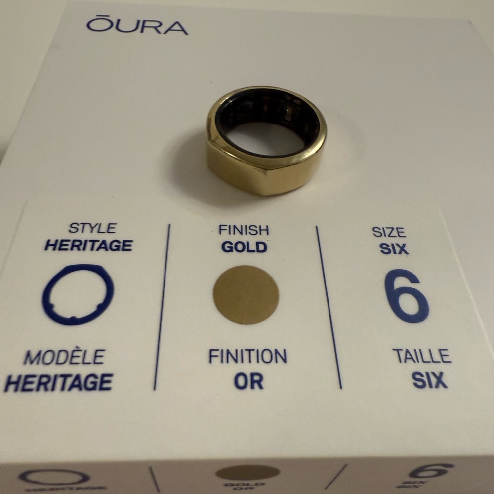 Oura Heritage Gold Ring Size 6